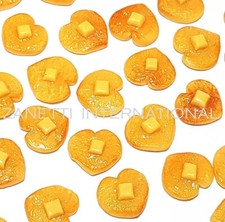 100 Dollhouse Miniature Pancakes with Butter Doll Mini Food Set Wholesale Lot