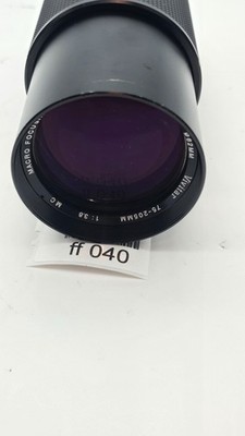 Vivitar 75 205mm f/3.8 MC Macro Focusing Manual Zoom Lens Canon FD Mount