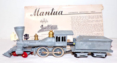 Mantua  HO Scale The General Steam 4-4-0 Locomotive W/Tender - Read Below - LT