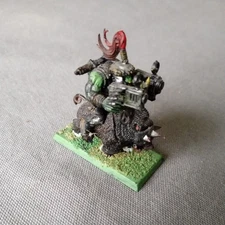 Org on Boar, Wargames Fantasy RPG DnD Miniature games workshop.