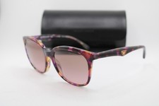 NEW EMPORIO ARMANI EA 4157 5863/14 PURPLE HAVANA AUTHENTIC SUNGLASSES 55-18