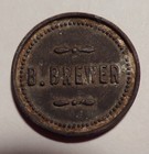 unlisted maverick trade token B. Brewer aluminum milk dairy token 1 one pint — photo 1