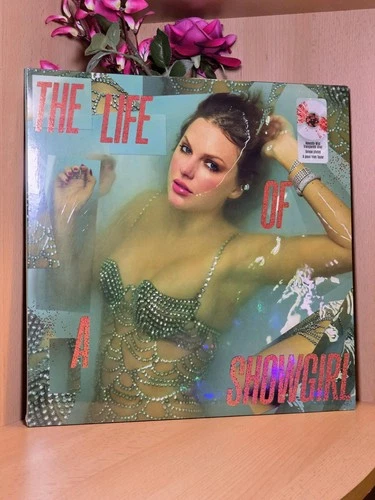 🆕️Taylor Swift The Life of a Showgirl Honestly Wild Transparent Vinyl LP SEALED
