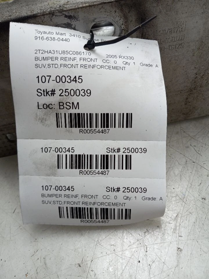 06 07 08 09 REFUERZO PARACHOQUES DELANTERO LEXUS RX330 Foto 3 de 4