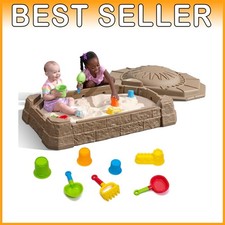 Sensory Play Sandbox with 7-Piece Accessories