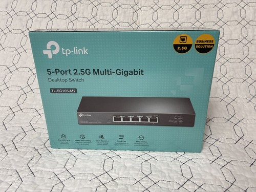 TP-Link TL-SG105-M2 5-Port 2.5G Multi-Gigabit Switch New