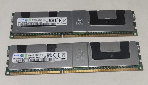 2 X Samsung 32GB (64GB) 4Rx4 PC3L-12800L ECC Registered Server M386B4G70BM0-YK00