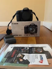 Canon EOS 50D Black DSLR Camera Body And Accessories 
