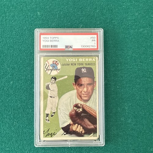 Yogi Berra #50 1954 Topps card