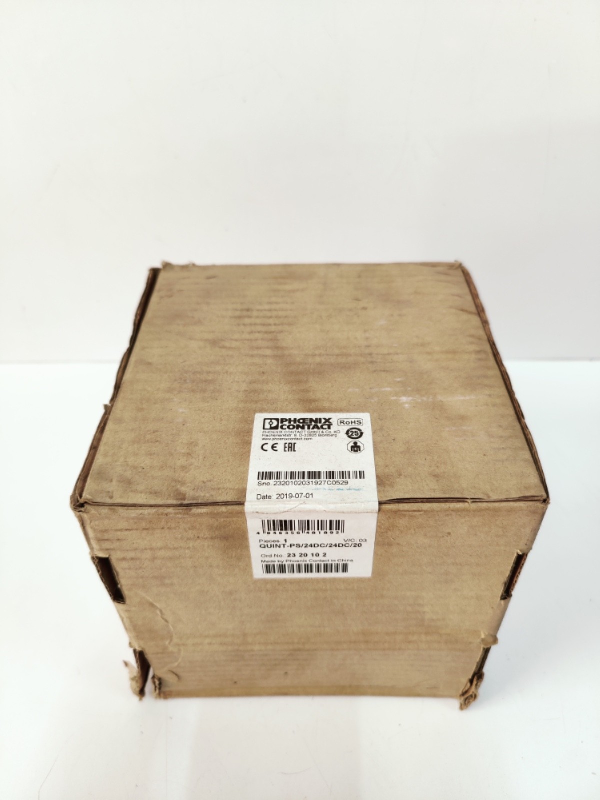 PHOENIX CONTACT DC POWER SUPPLY QUINT-PS/24DC/24DC/20 2320102