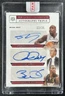 SHAQUILLE O'NEAL DWYANE WADE PAT RILEY 2021 NATIONAL TREASURES TRIPLE AUTO 22/25