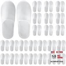 28 Pairs Disposable Slippers For Guests,Bulk Slippers For