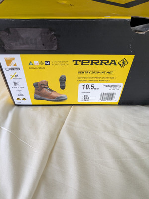 Men s Terra Sentry Steel Toe Safety Work Boot NWT Size 10.5M