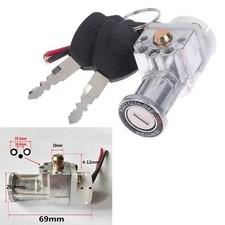 Electric Bike Battery Lock Switch with 2 Keys...