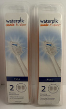Waterpik SFFB-2EW Sonic-Fusion Full Size Replacement Brush Heads