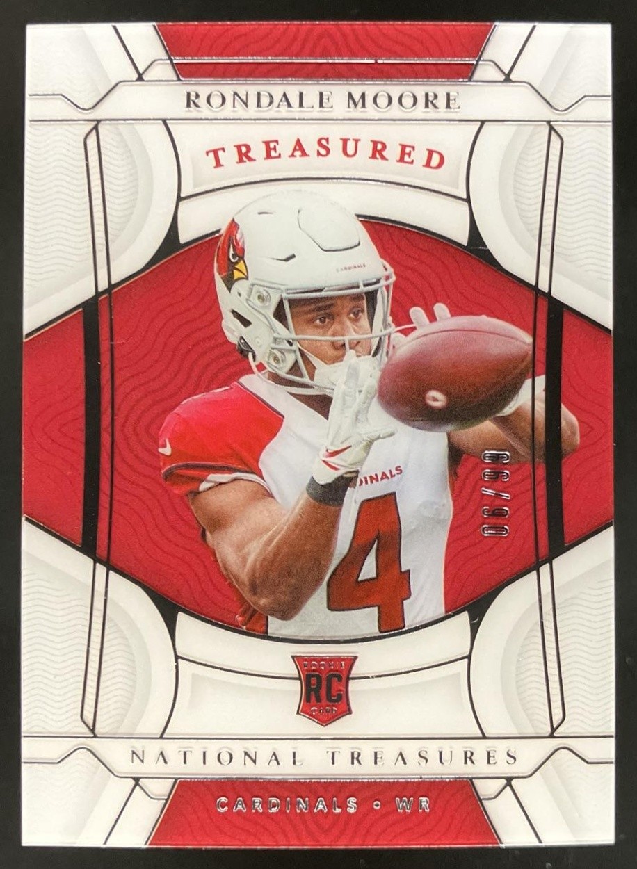 Rondale Moore Panini National Treasures Treasured Rookies #17 Base