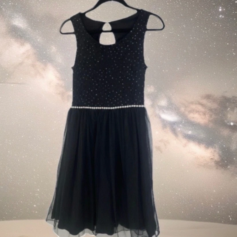 long sleeve black knit dress Kloey Long Sleeve Knit Maxi Dress L | XL | Black | Womens main image 1