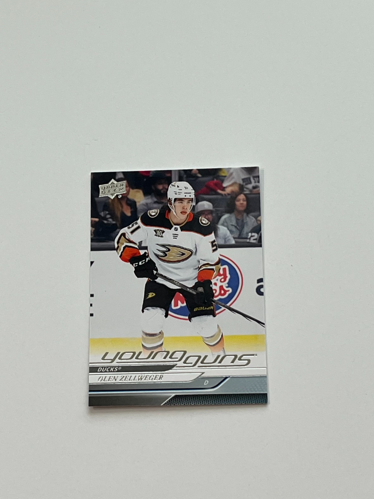 2024-25 UPPER DECK YOUNG GUNS #236 OLEN ZELLWEGER - ANAHEIM DUCKS
