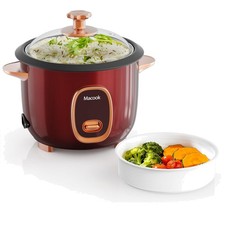 Reiskocher Dampfgarer Antihaft 1L 400W Warmhaltefunktion Küchenhelfer