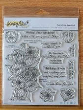 Honey Bee Stamps Everything Beautiful clear floral stamp set