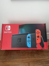Nintendo Switch 32 GB Console - Neon Blue and Red No HDMI Or Power Cable Boxed