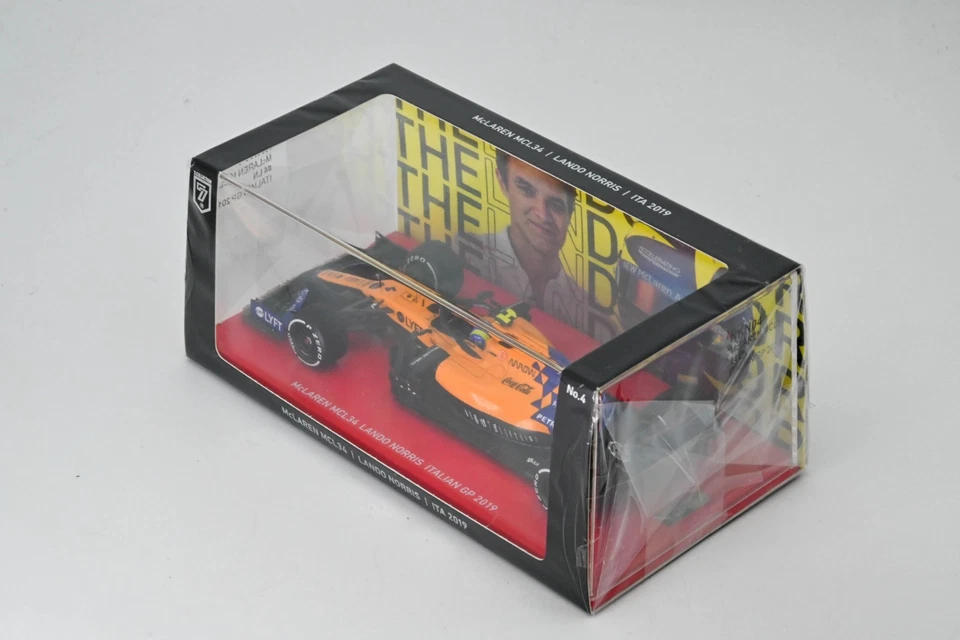 Spark 1/43 McLaren MCL34 #4 Norris Italian GP 2019 - 7 Collection Japan only - Bild 4 von 4