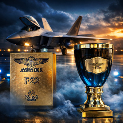 Aviator F22 Eau de Parfum 100ml by Zakat Parfums Luxury Men's Fragrance Long Las
