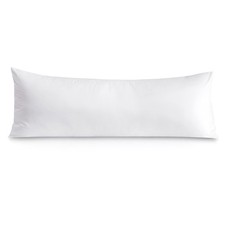 100 Cotton Body Pillow Cover, 800 Thread Count 21x54 Soft Breathable Long Bo...