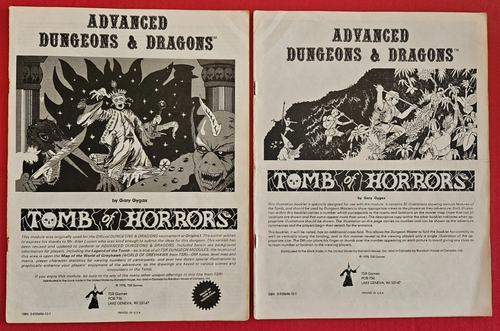 Lot of 2 AD&D Adventure Modules - Tomb of Horrors & White Plume Mountain - Picture 4 of 19