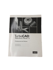 TurboCAD Courseware Reference Manual 12 Professional Deluxe CAD Book - TMK
