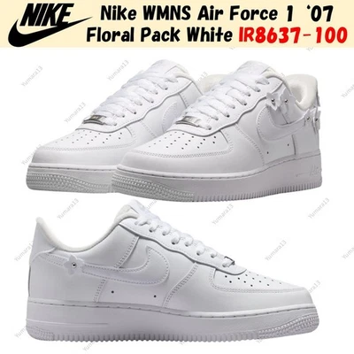 Nike WMNS Air Force 1 '07 Floral Pack Blanc IR8637-100 Taille Femme - Photo 1/4
