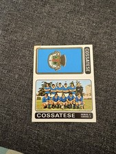 PANINI CALCIATORI 1972-73 SQUADRA SCUDETTO COSSATESE RARA FIGURINA ESAURITA 487