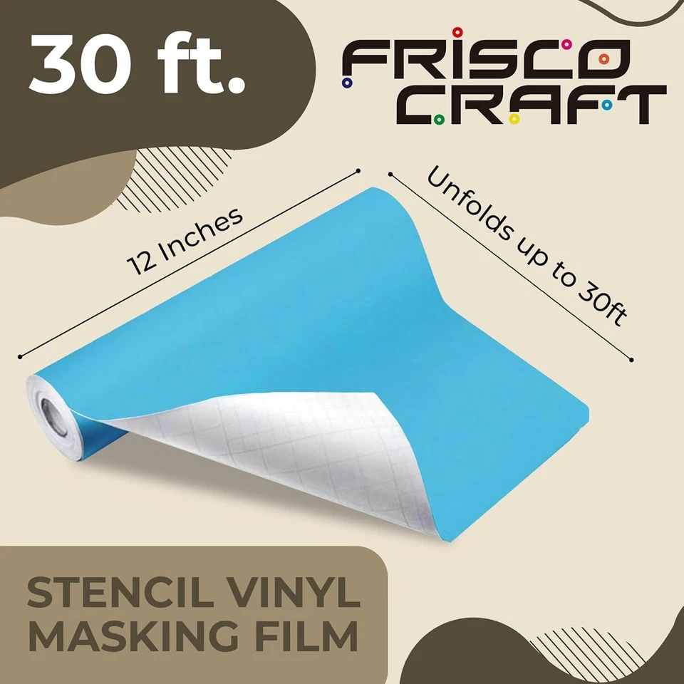 Frisco Craft Stencil Vinyl Masking Film - Compatible 12" x 30&apos;  - Image 2 of 4