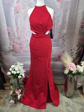 ​Sherri Hill 50867 Red Beaded Prom Dress Evening Ball Gown UK 8 US 4 RRP £595
