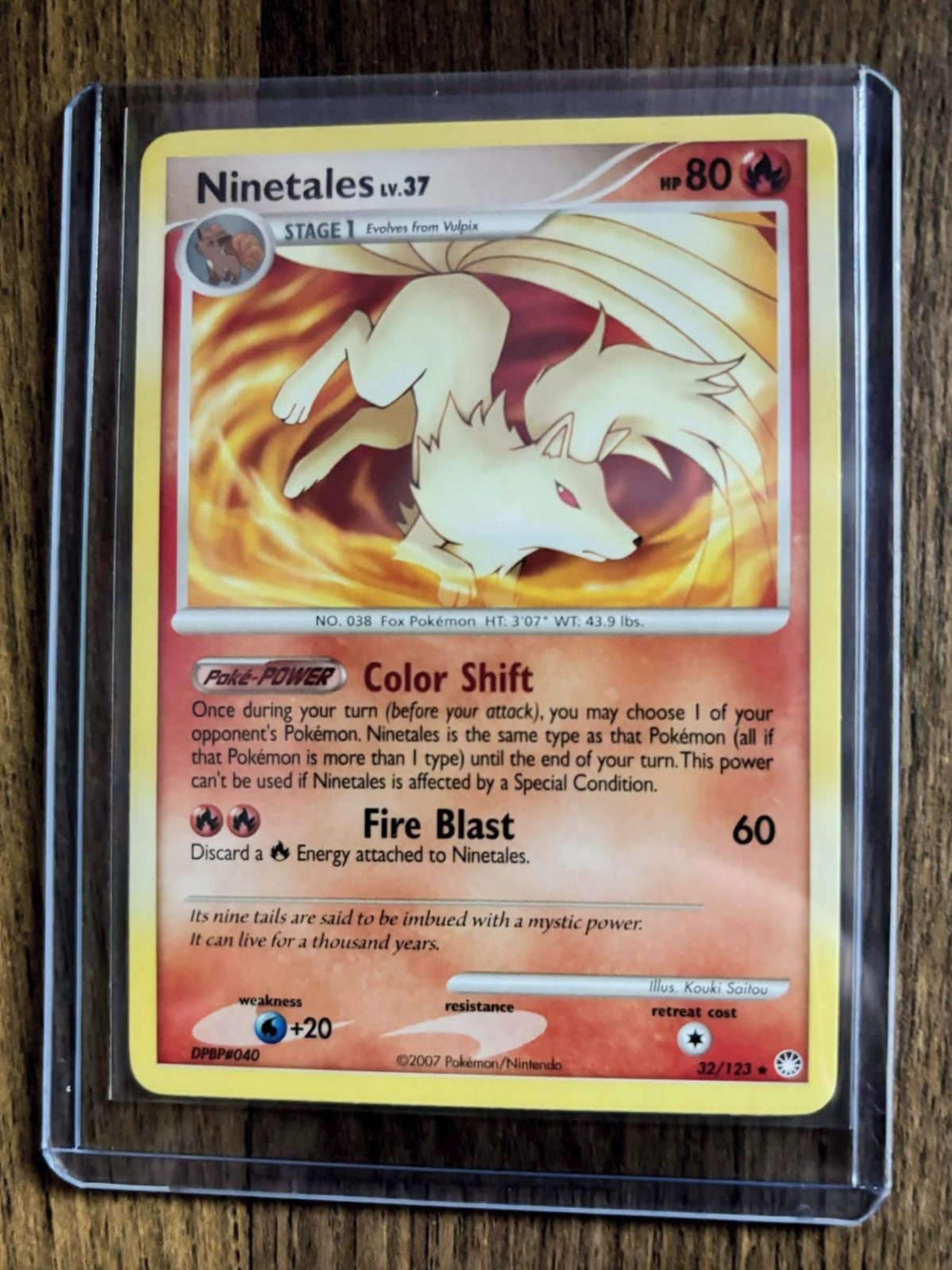 Ninetales Mysterious Treasures 32/123 Rare Normal Pokémon TCG