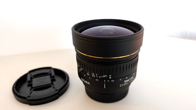 Sigma EX Objektiv 8 mm f/3,5 EX DG für Nikon SLR 8 mm f/3,5 DG