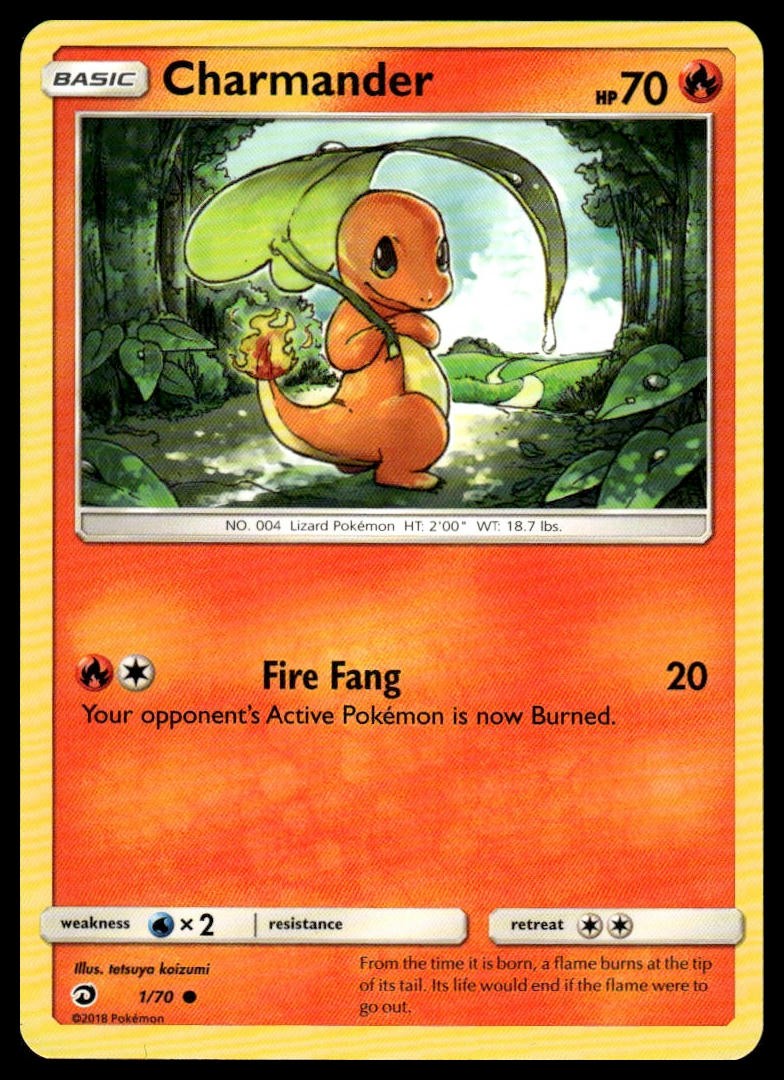 Charmander Common Dragon Majesty 1/70 NM