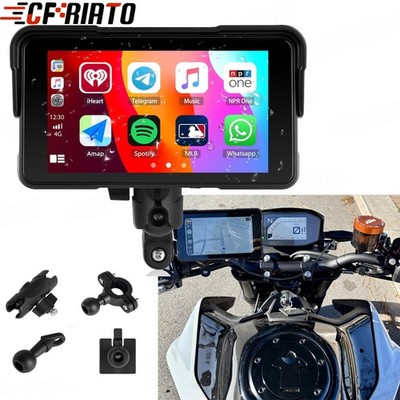 5'' Apple CarPlay Android Auto Portable Screen Waterproof Navigator Motorcycle