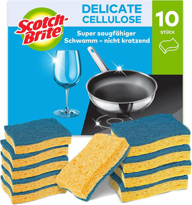 Scotch-Brite Delicate Reinigungsschwamm kratzfrei 10 Stück