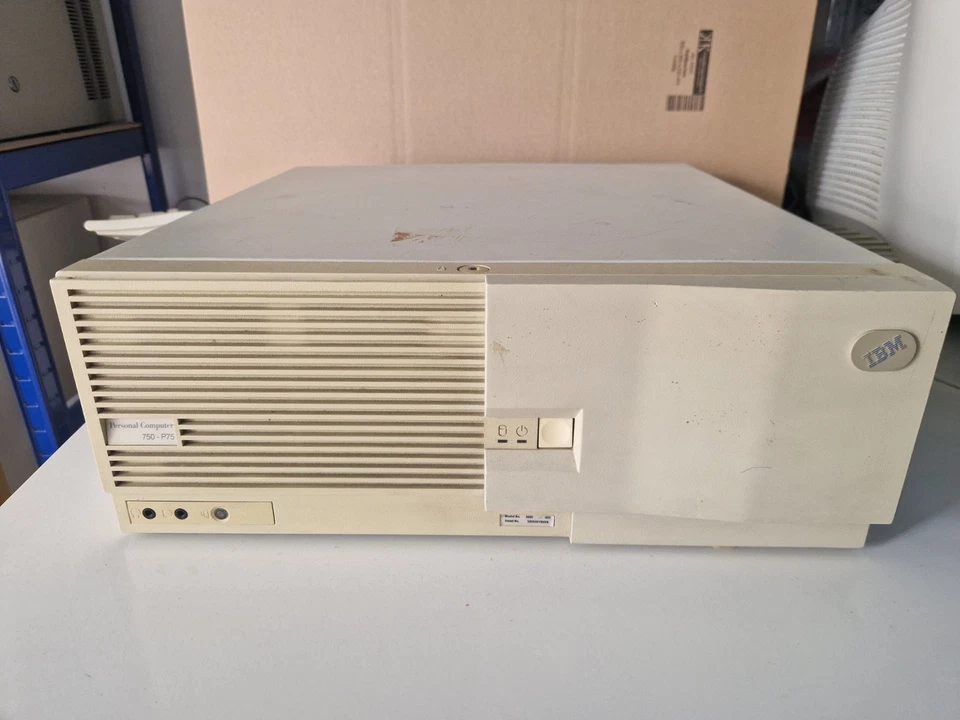 IBM Personal Computer 750 -75P Retro Vintage Pc Desktop Win 3.1 IBM Dos - Bild 4 von 4