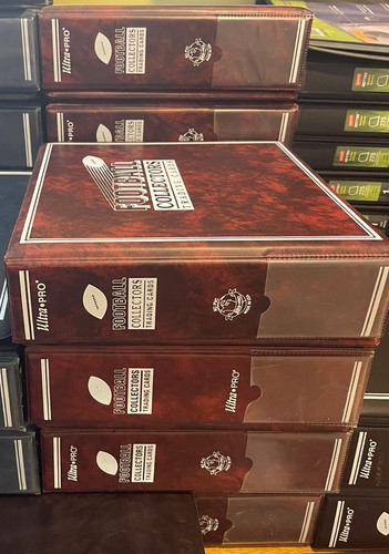 2 Ultra-Pro Football Binders (Red)