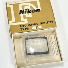 1960's NIKON F & Photomic Series Camera Focusing Screen Type F Micro-prism + Box