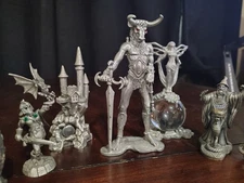 🔥Vintage Rawcliffe Tudor Mint 1980s D&D Style Miniatures Pewter Figurines