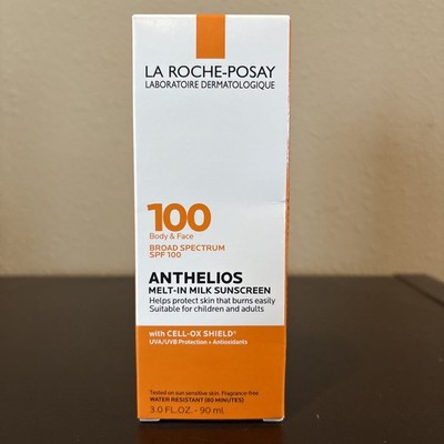 La Roche-Posay Anthelios Melt-in Milk Body & Face Sunscreen Lotion SPF 100 - 3oz