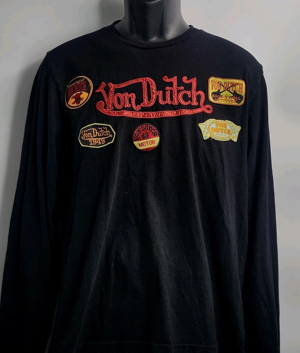 Vintage Von Dutch ロングTシャツ Von Dutch Long Sleeve T-Shirts for Men for sale | eBay