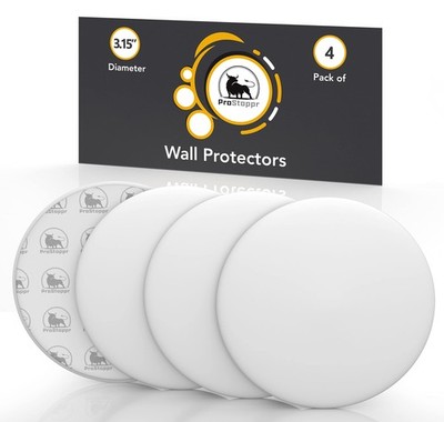 Door Stoppers - Large 3.15'' (4 Pack) - Door Stoppers for Wall with Strong Bac...