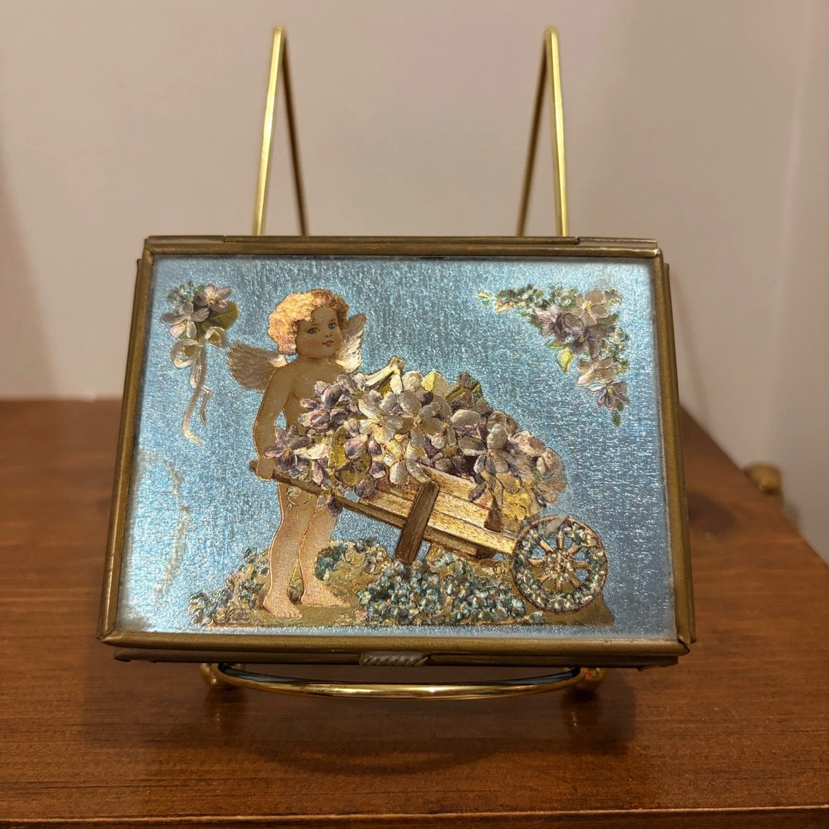 Vintage/Retro Metal Rectangular Décor Boxes, Jars & Tins for sale
