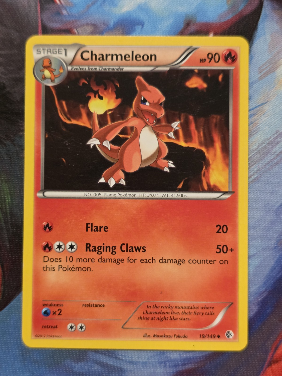 Charmeleon 19/149 B&W Boundaries Crossed Uncommon Pokemon Card