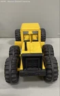 Tonka Yellow Pressed Steel Road Grader Construction Vehicle Vintage