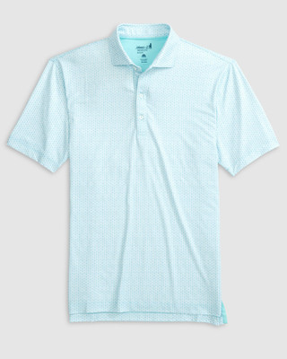 johnnie-O O'Malley Printed Jersey Performance Polo Riviera Size L